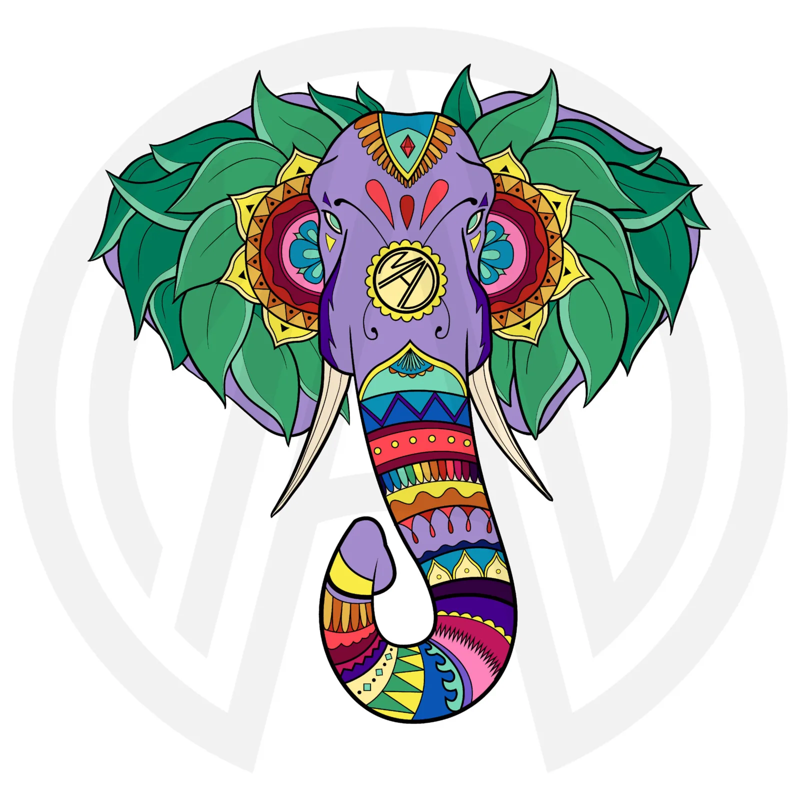 Mandala Elephant
